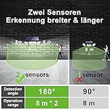 INTELAMP Solarlampe für Außen mit Bewegungsmelder - 5
