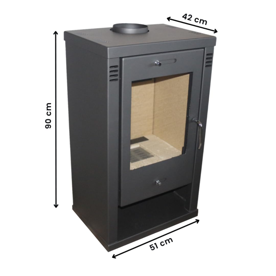 Piec kominkowy opalany drewnem BALKAN ENERGY Talon 7kW