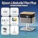 Epson Lifestudio Flex Plus 4K PRO-UHD Portable Lifestyle Projector 1,000 Lumens of Color and White Brightness, Sound by Bose, Google TV, 3-Chip 3LCD Triple Core Engine, Projection Studio App