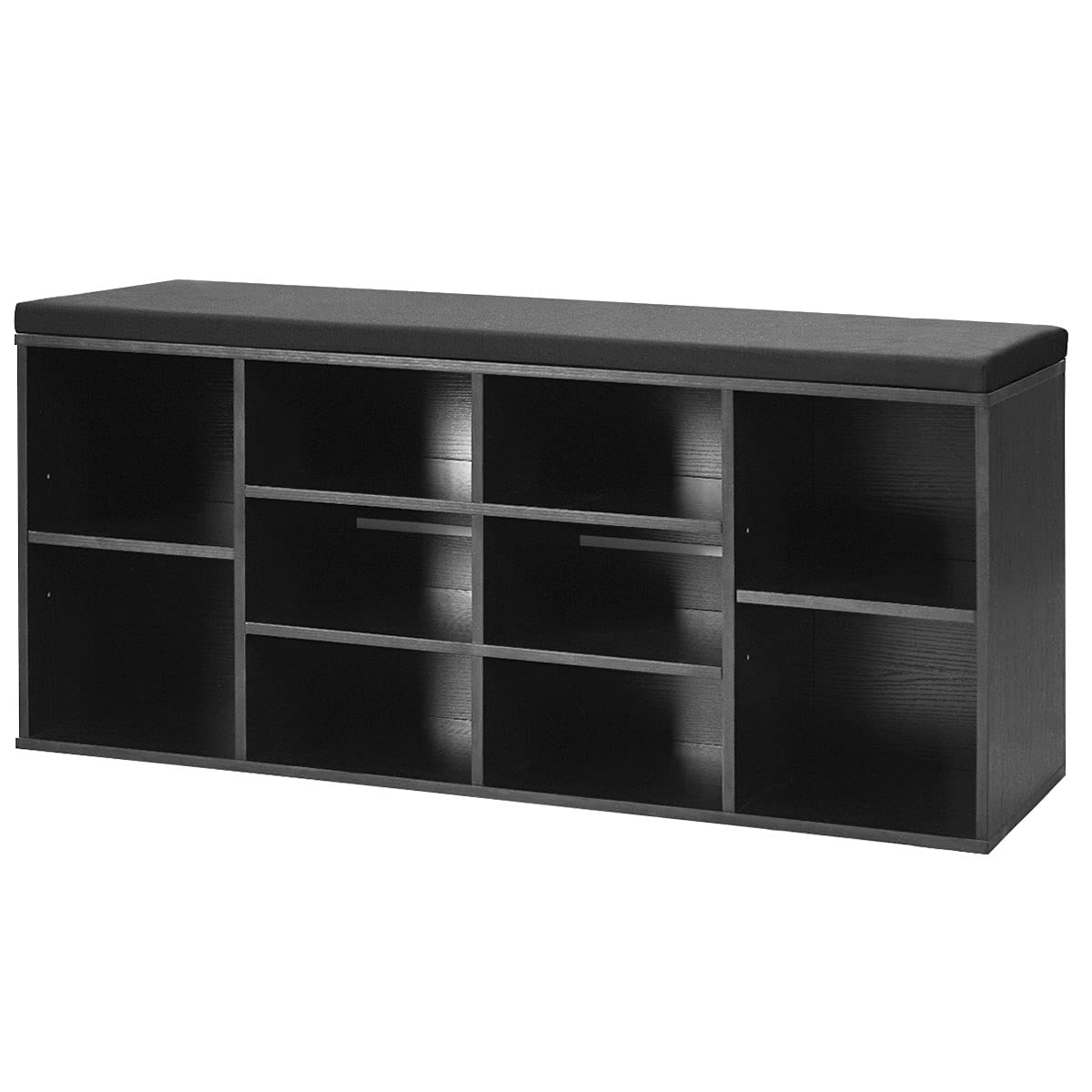 Buy Shoe Storage Bench with Padded Cushions, 10Cube Storage Bench Shoe