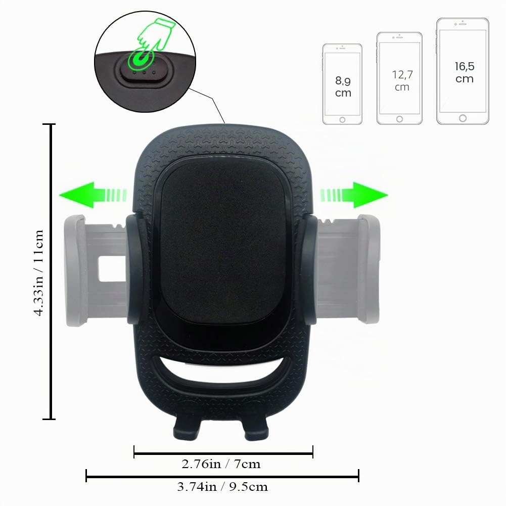 Supporto Porta Telefono per Smart 453, Smart 453 Forfour Fortwo Accessori Supporto Smartphone per Autoradio