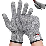 Schnittfeste Handschuhe Level 5 Schutz Lebensmittelecht Schnittschutz Handschuhe Arbeitshandschuhe Schutzhandschuhe Küchenhandschuhe Sicherheits Küche Und Schnitthandschuhe Für Den Aussenbereich
