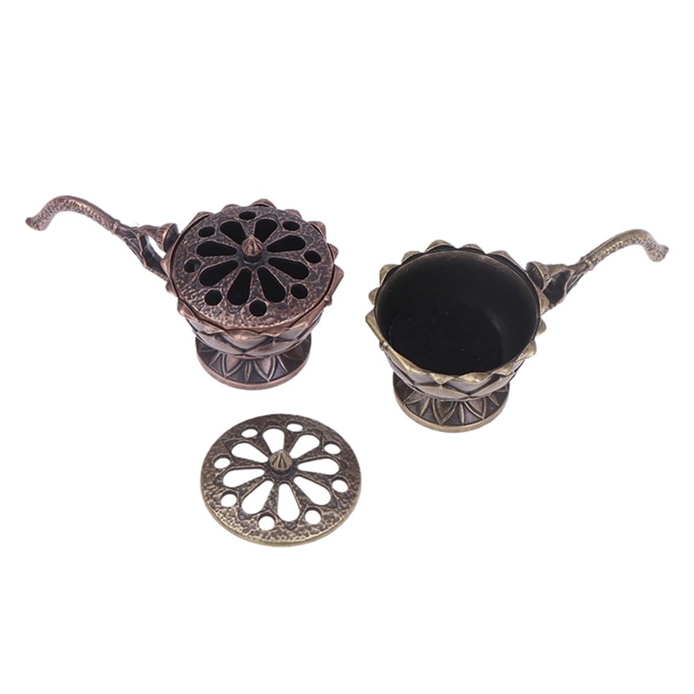 CTRLZS Incense Burner Incense Holder with Handle Hollow Incense Stick Burner Crafts Home Decoration
