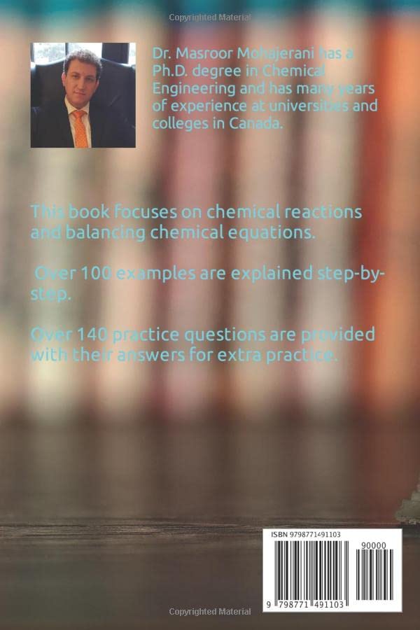 Chemistry Workbook: Balancing Chemical Equations: Education by Dr. Masi - Image 2