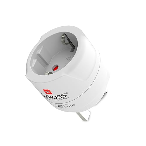 SKROSS Country Travel Adapter - Adaptador de viaje de Europa a Reino Unido