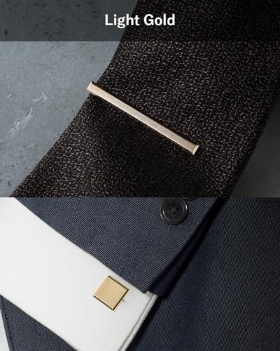 Image of [TAVARAT] Tie Clip Tie Clips for Men Black Silver Light Gold Tie Bar Tie Pin Tps-163