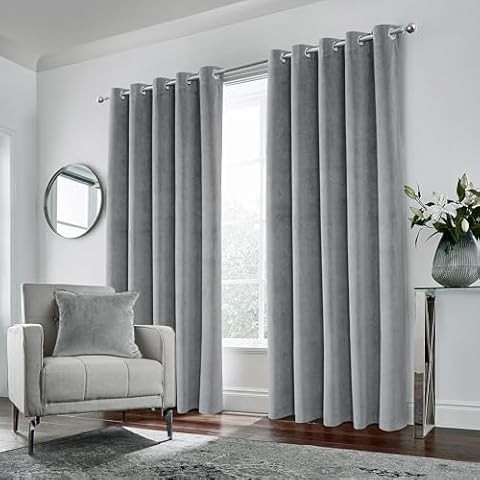 Enhanced Living Velvet Blackout Thermal Curtains Cover