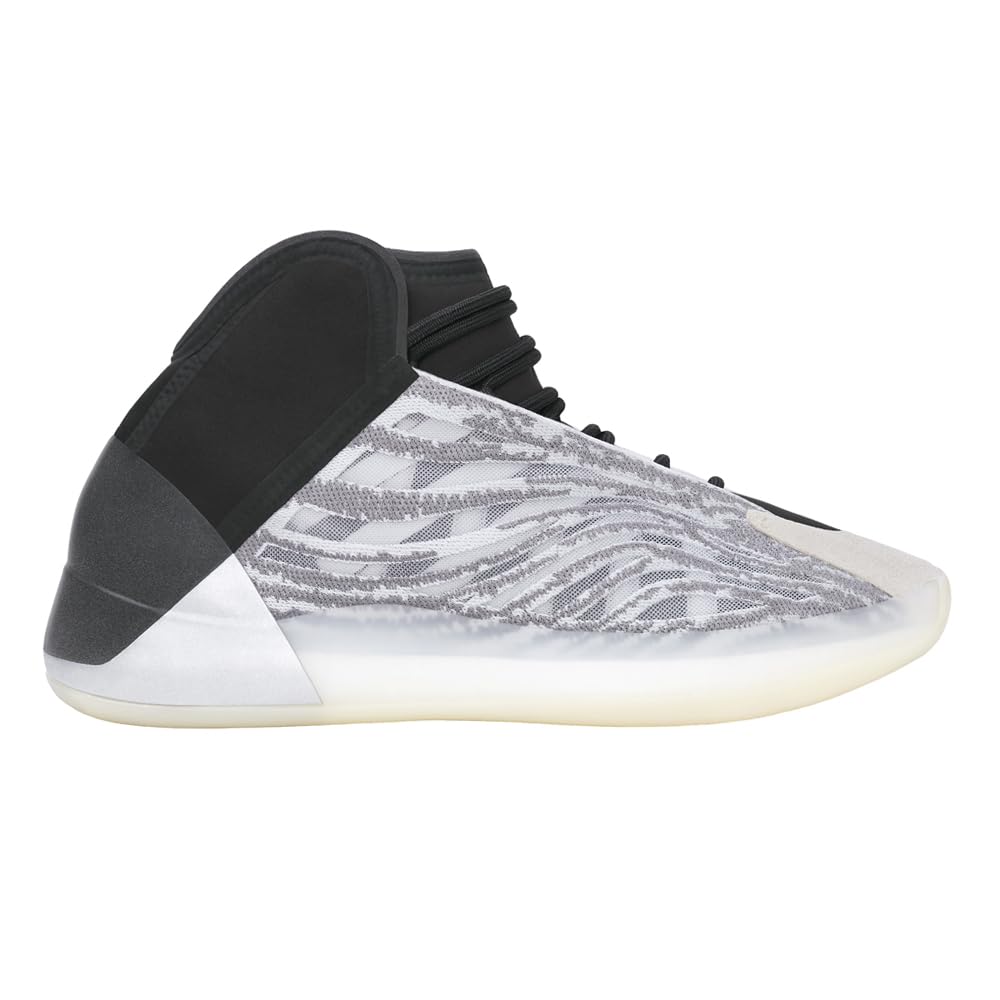 Adidas Mens Yeezy Quantum Basketball Sneakers Shoes Grey Size
