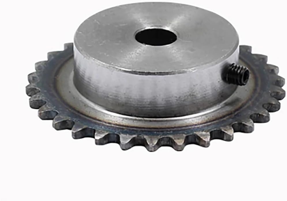 Mechanical Roller Chain Sprockets Tooth Roller Chain Sprocket,1Pcs 46-60 Tooth 25H 04C Precision 2 Points Sprocket Chain Gear 45# Steel 8mm-15mm Bore Industrial Transmission Sprocket Wheel(12mm)