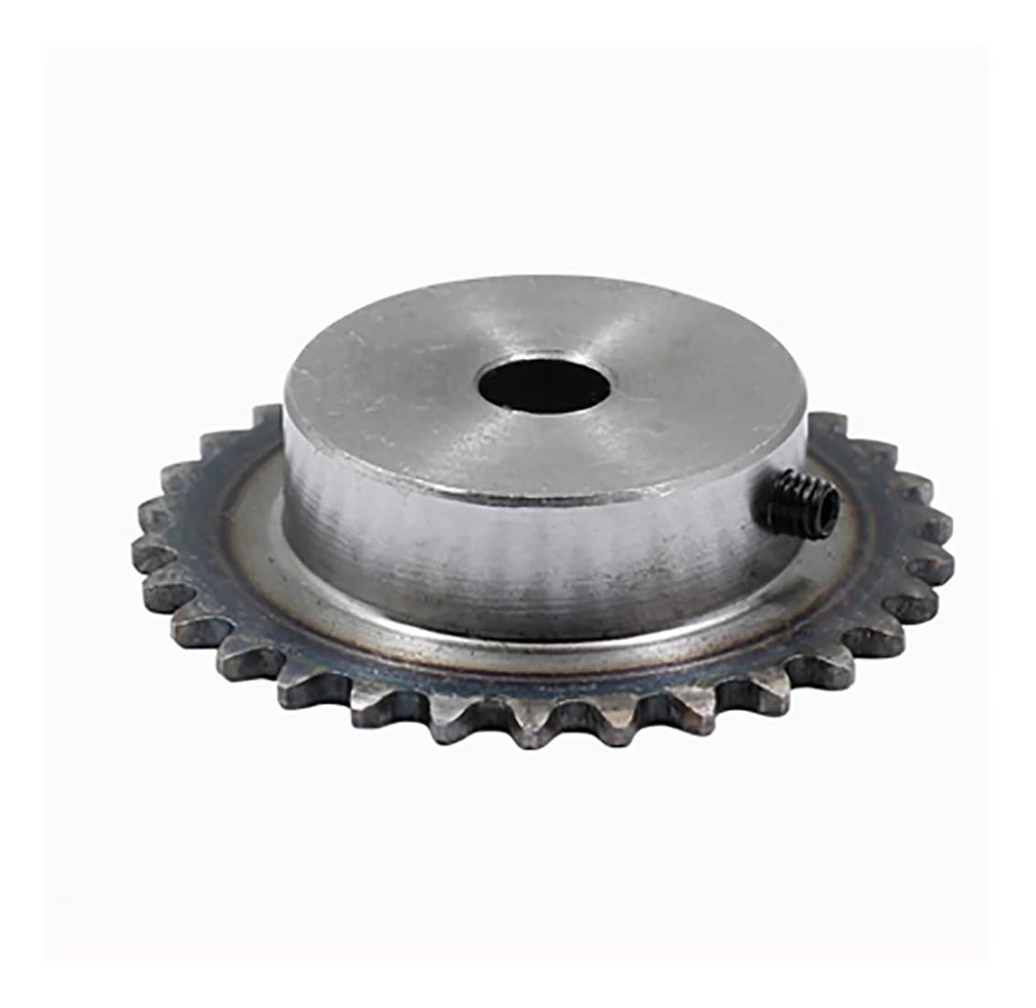Piñón para cadena de rodillos dentada, Piñón de cadena rodillos 46-60 dientes 25H 04C Precisión 2 puntos 45 Acero 10-15 mm diámetro(60 Teeth,12mm)