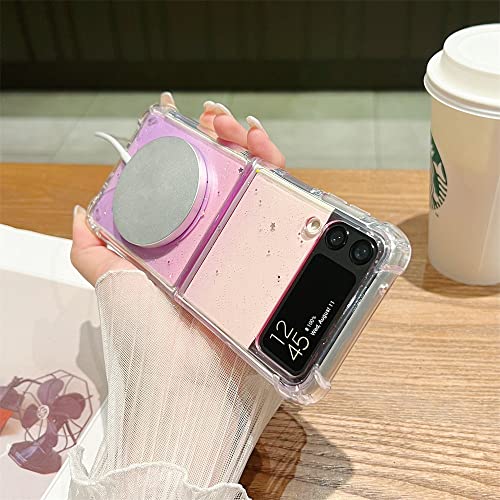 Etui Samsung Z Flip 3 transparent antichoc compatible chargeur induction