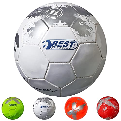 Best Sporting Fußball Speed 2.0 , gelb, grün, rot oder weiß, Farbe:weiß Cover