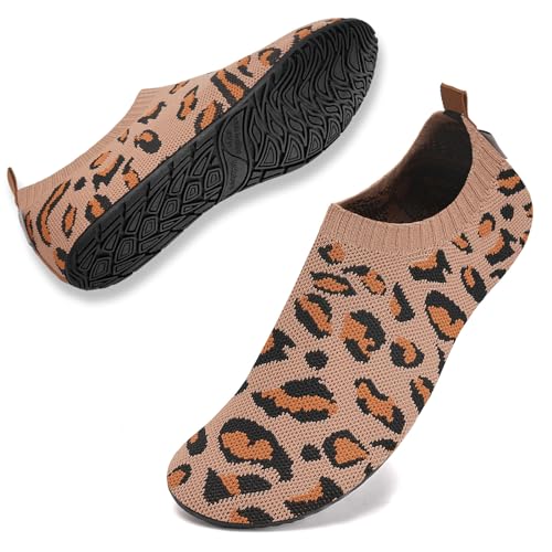 Image of WateLves Womens Barefoot Water Shoes Travel House Slippers for Indoor and Outdoor Aqua Socks for Beach Swim Surf Yoga Dancing Camping Must Haves