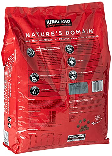 Kirklans Signature Nature's Domain Turkey Dog Food, 35 Lb #TOP1