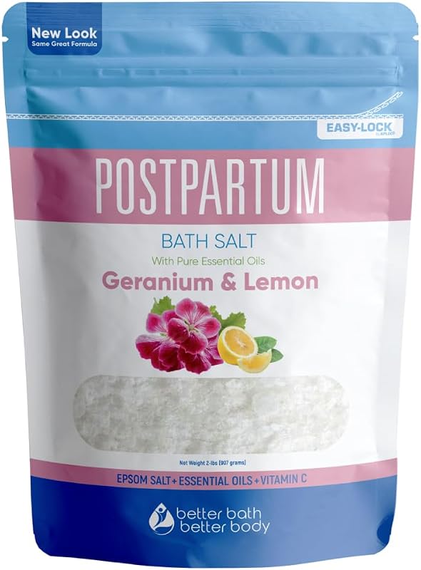 Sais de banho Better Bath Better Body com sal de Epsom, óleos essenciais e óleos de coco, vitamina C e vitamina E — 907 g