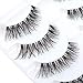 ALICE Lashes 120 Natural Wispy False Eyelashes 10 Pairs with Eyelashes Tweezers