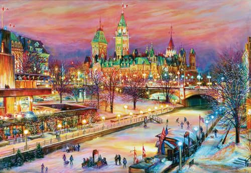 Ravensburger Ottawa Winterlude Festival 1000 Piece Jigsaw Puzzle for Adults – 12000687 – Handcrafted Tooling, Made in Germany, Every Piece Fits Together Perfectly