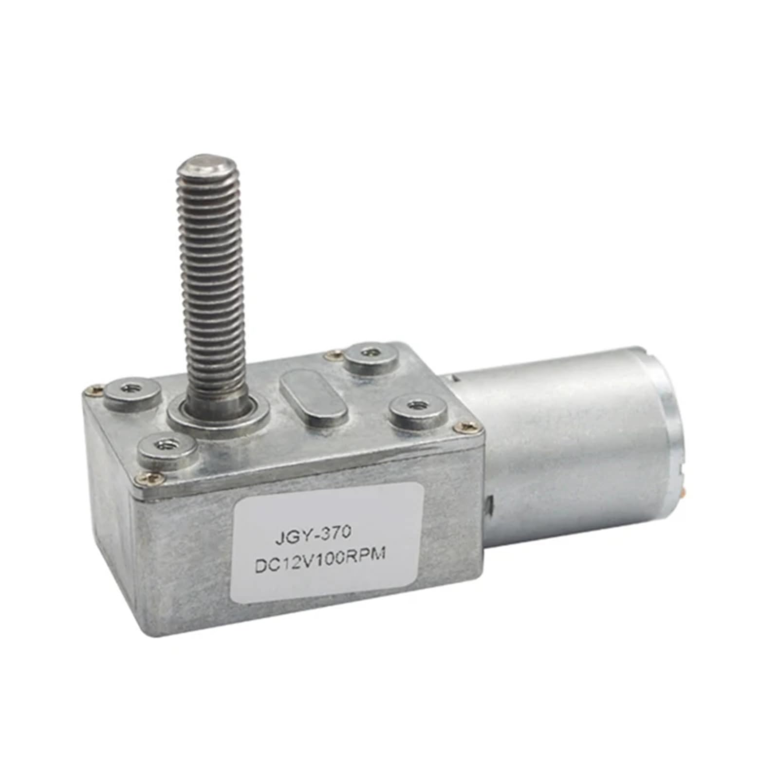 JGY-370 eje roscado M8 longitud 33mm Motor de engranaje helicoidal DC 12V reductor velocidad 6-210rpm controlador 1 Uds(210 RPM)