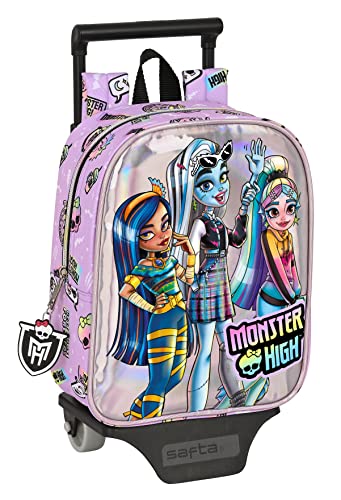 Safta Monster High ´´best Boos´´ Mini 232 W/ Wheels Backpack One Size