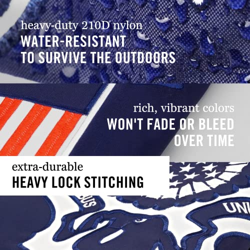 Coast Guard Flag 3X5 Ft | Heavy Duty Uscg Flag | Quadruple Stitched Fly End | Durable High-Performance 210D Nylon For High Winds | Great Seal Of The Us | Semper Paratus | Brass Grommets #TOP2