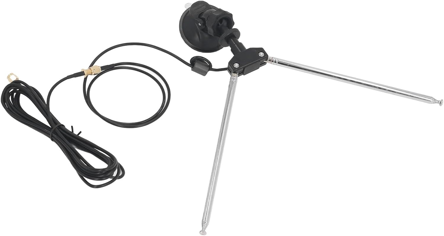 Cryfokt SDR Antenna, Telescopic Dipole Antenna with 60cm RG174 Cable and SMA Male Connector, for VHF UHF Range, Easy Installation for Sdr Beginners, Wide Frequency Coverage image 2