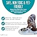 Messy Mutts Double Silicone Feeder with Stainless Bowls | Non-Skid Food Dishes for Dogs for All Pets | Dog Food Bowls | Large, 3 Cups Per Bowl | Marble