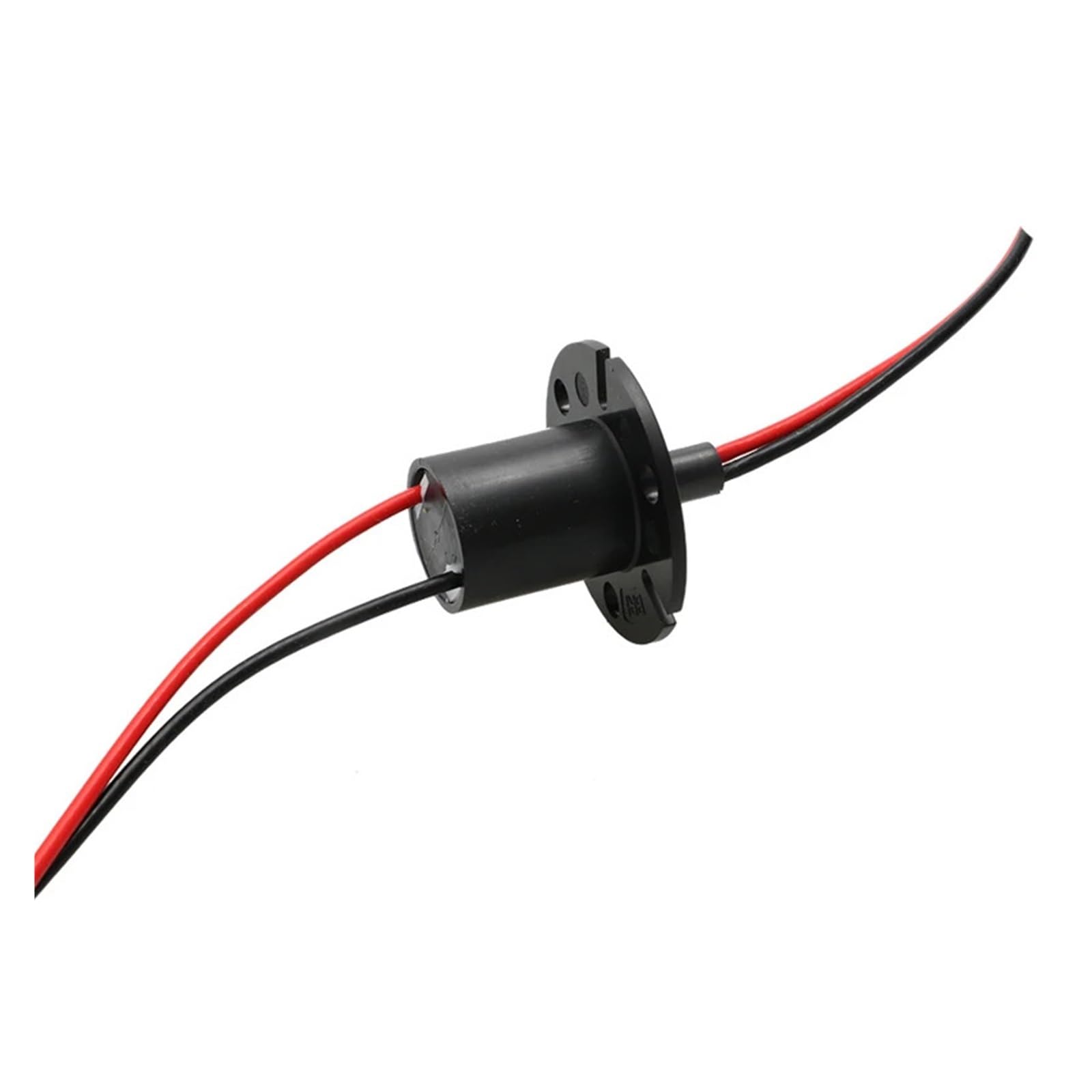 1 pz. Anello collettore conduttivo da 22 mm di diametro, 2 canali, 10 A/20 A/30 A, flangia di protezione 'anello collettore ad alta corrente, connettore rotante, connettore elettrico(Dia 22mm 2CH 20A)