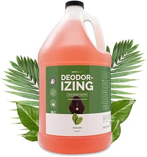Deodorizing Dog Shampoo, 1 Gallon | Powerful Odor Neutralizer Odortrol, Naturally Derived Ingredients, Eliminates Smelly Pet Odors, Powerful Deodorizing Formula, Professional Grade