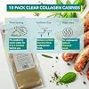 The Sausage Maker 47mm Clear Collagen Casings For Sausage Making - 10 Pack, Non-Edible Casing For Cooked, Semi-Dry, Dried Sausage, 1 7/8 Diameter 24 Long, Stuff 1.3 Lbs Meat Per Case