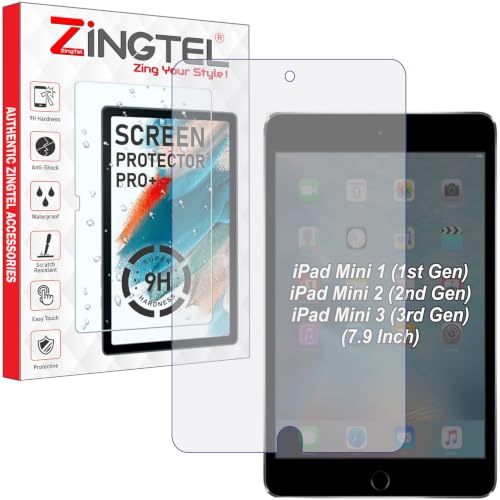 Image of Screen Guard Compatible With Apple iPad Mini 2 /Mini /Mini 3 7.9 inch Inch Tablet Flexible Fiber Screenguard Not a Tempered Glass Screen Guard