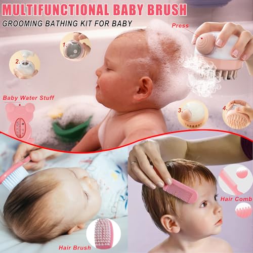 Baby-Essentials-Healthcare-and-Grooming-Kit-Baby-Electric-Nail-Trimmer-Set-Newborn-Nursery-Health-Care-Set-for-Newborn-Infant-Toddlers-Baby-Boys-Girls-Kids