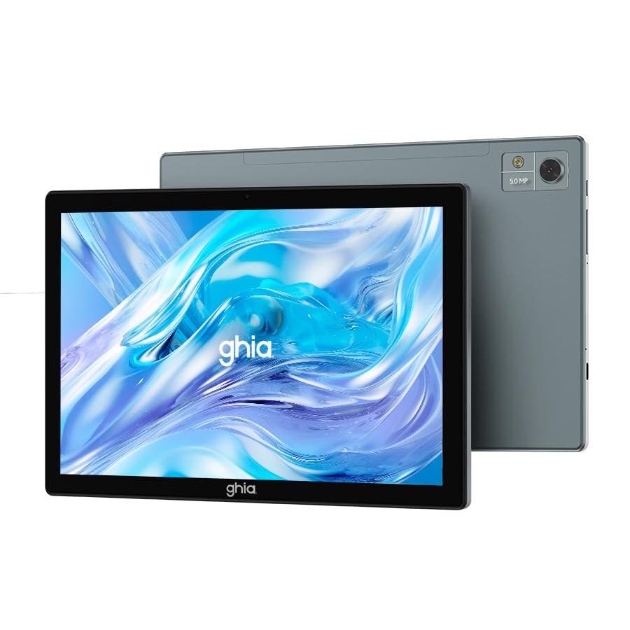 Bocinas, Electronics GHIA Tablet GVLTE. 10 Pulgadas, Conectividad 4G, Procesador SC9863A OCTACORE, 4GB RAM, 64GB Almacenamiento, Android 13. Color Gris