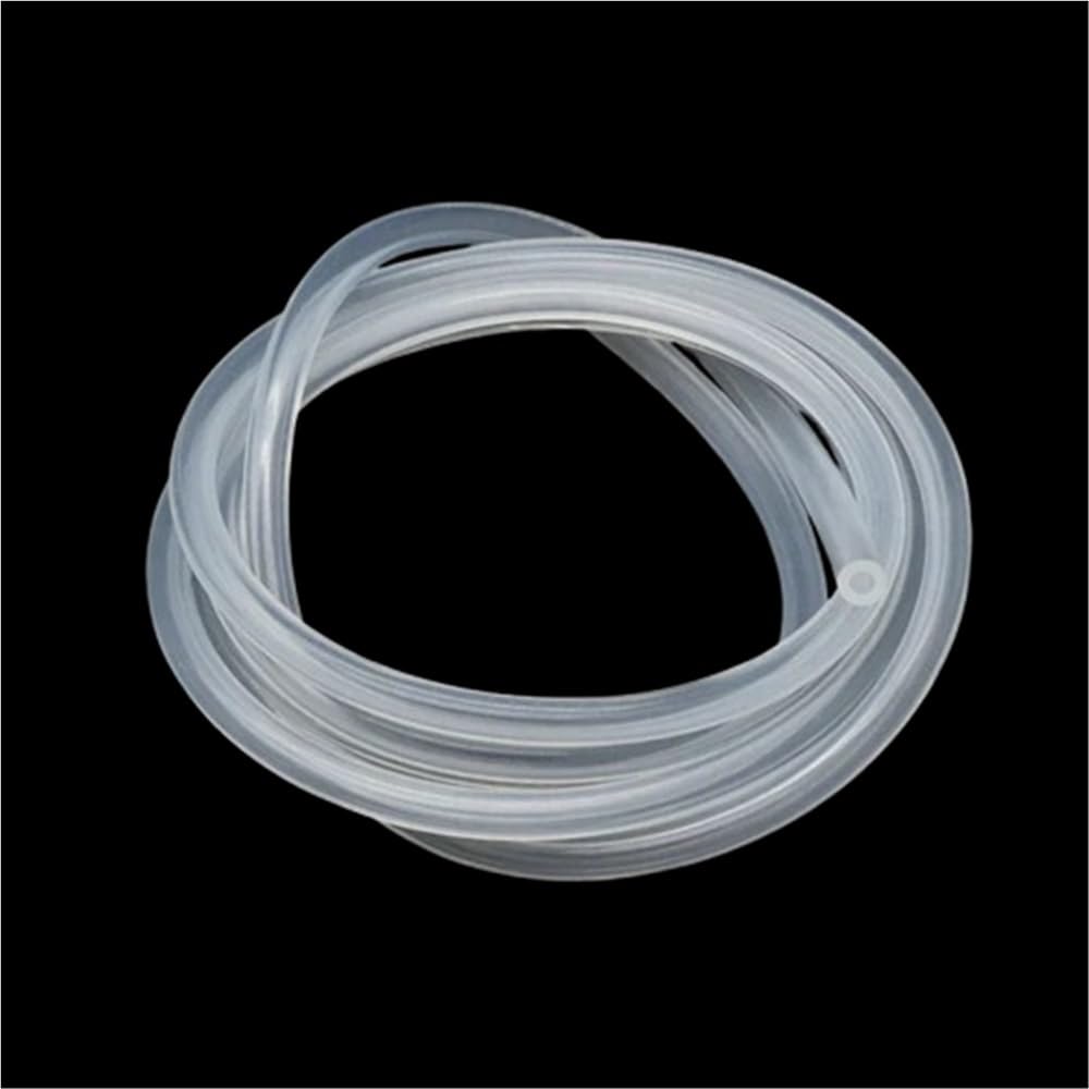 Flexible Rubber Hose 1Meter Flexible Silicone Tube, Inner Diameter 0.5mm to 50mm Transparent Rubber Hose, Vacuum Cooling(0.5 * 1mm)