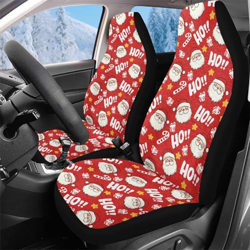 Housses de siège de voiture Père Noël 52x138cm pour SUV et berlines