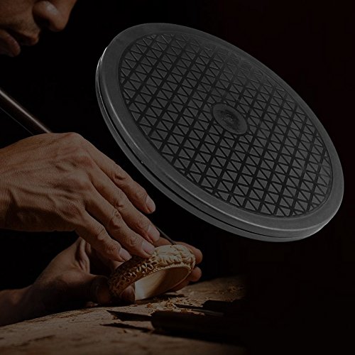 Estink Plateau Tournant Rotatif, 25.4 cm, Support en Plastique à 360 Degrés, Capacité 100 kg, Présentoir Pivotant Polyvalent