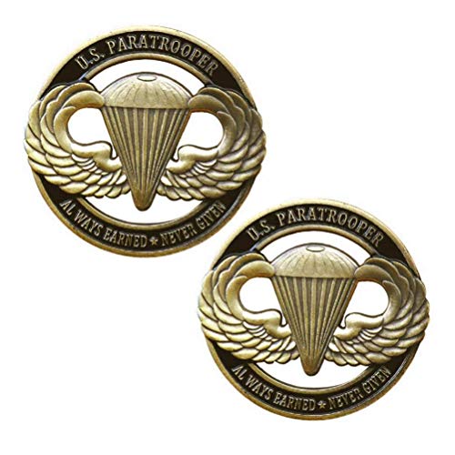 American Paratrooper Challenge Coin US Hollow Collection Souvenir
