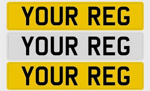 UK Number Plates Premium Acrylic Plates/Automotive/Car/Vans/