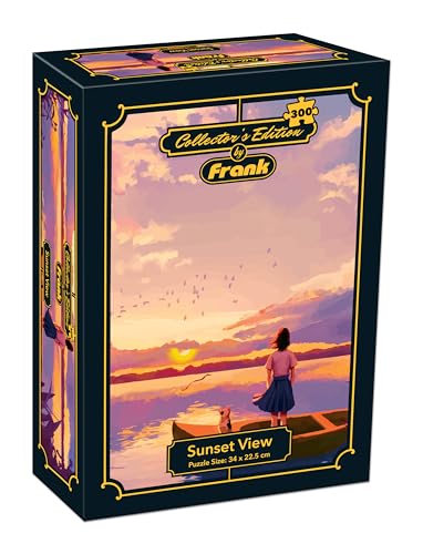 Image of Frank Sunset View 300 Pieces Jigsaw Puzzles | Collector's Edition | Travel Friendly Mini Puzzles | Realistic Illustration Puzzle | Game for Focus & Memory | for Adults & Teenagers