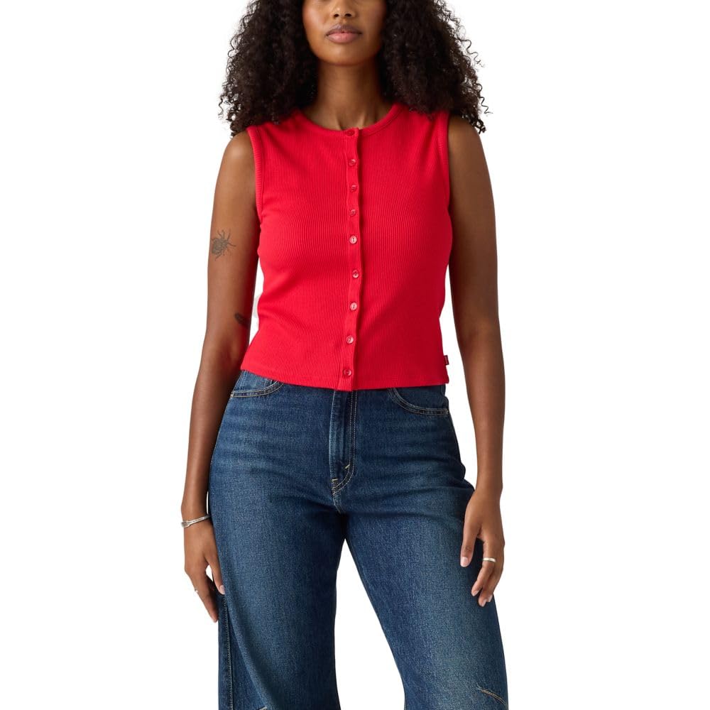 Levi's Womens Rory Sleeveless Button Up