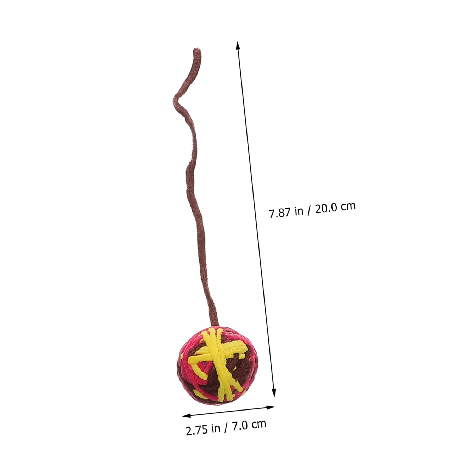 POPETPOP 24pièces Boules De Colorées avec Clochette Jouets Interactifs pour Chats pour Jeu De Votre Animal