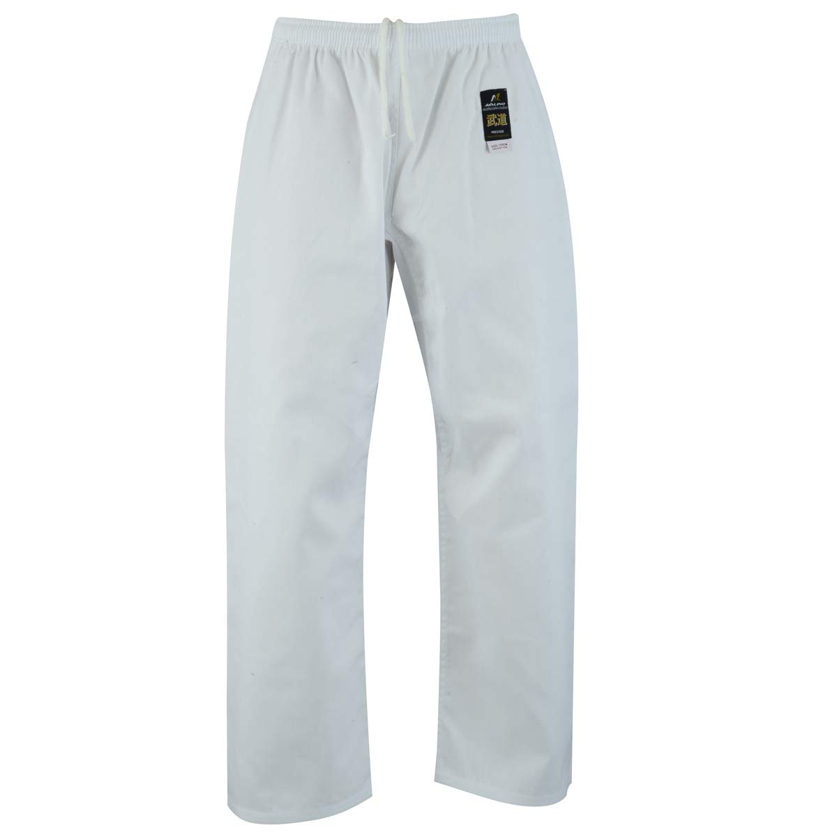 Malino Studente Karate Gi Bambini Adulto Tuta Uomo Arte Marziale Uniforme 7oz Poli-Cotone Nero/Bianco Karate Abiti Con Cintura Libera