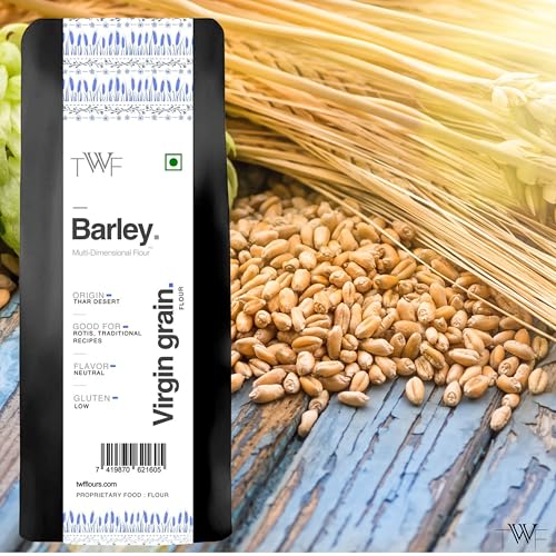 Image of TWF Virgin Barley Flour (500g) - 100% Natural, High Fiber Flour for Baking & Cooking | Ancient Grain, Minimally Processed | Perfect for Plant-Based Diets