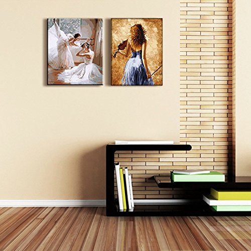 DIY Solid Wood Canvas Frame Kit 16 x20 Inch for Oil Painting & Wall Art Wooden Art Frames for Paintings & Canvases - Easy to Build Canvas Stretching System - Framed Picture Accessories (16\'\'20\'\')