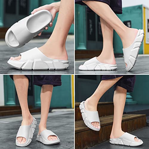 Pillow Slippers for Women and Men,Cloud Slippers Shower Shoes women Non-Slip Soft Thick Sole Home House Cloud Cushion comfy slippers for women3
