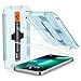 Spigen Glas.tR EZ Fit Schutzfolie kompatibel mit iPhone 13, iPhone 13 Pro, 2 Stück, Kratzfest, 9H Härte Folie