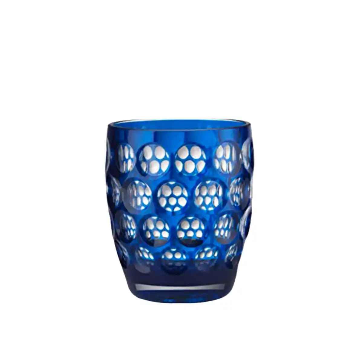 Mario Luca Giusti Set 6 Lente Low Glass Blue