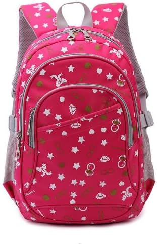 Second Grade Female Child School Backpack Rose