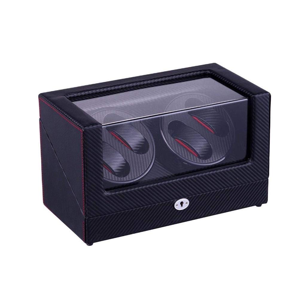 WMYYZYQ Watch Winders Watch Shaker Automatic Winding Box Transfer Watch Shaker Gift Box Collection Box Watch Winding Box Rotating Watch Box Fashion Watch Winder Watch S
