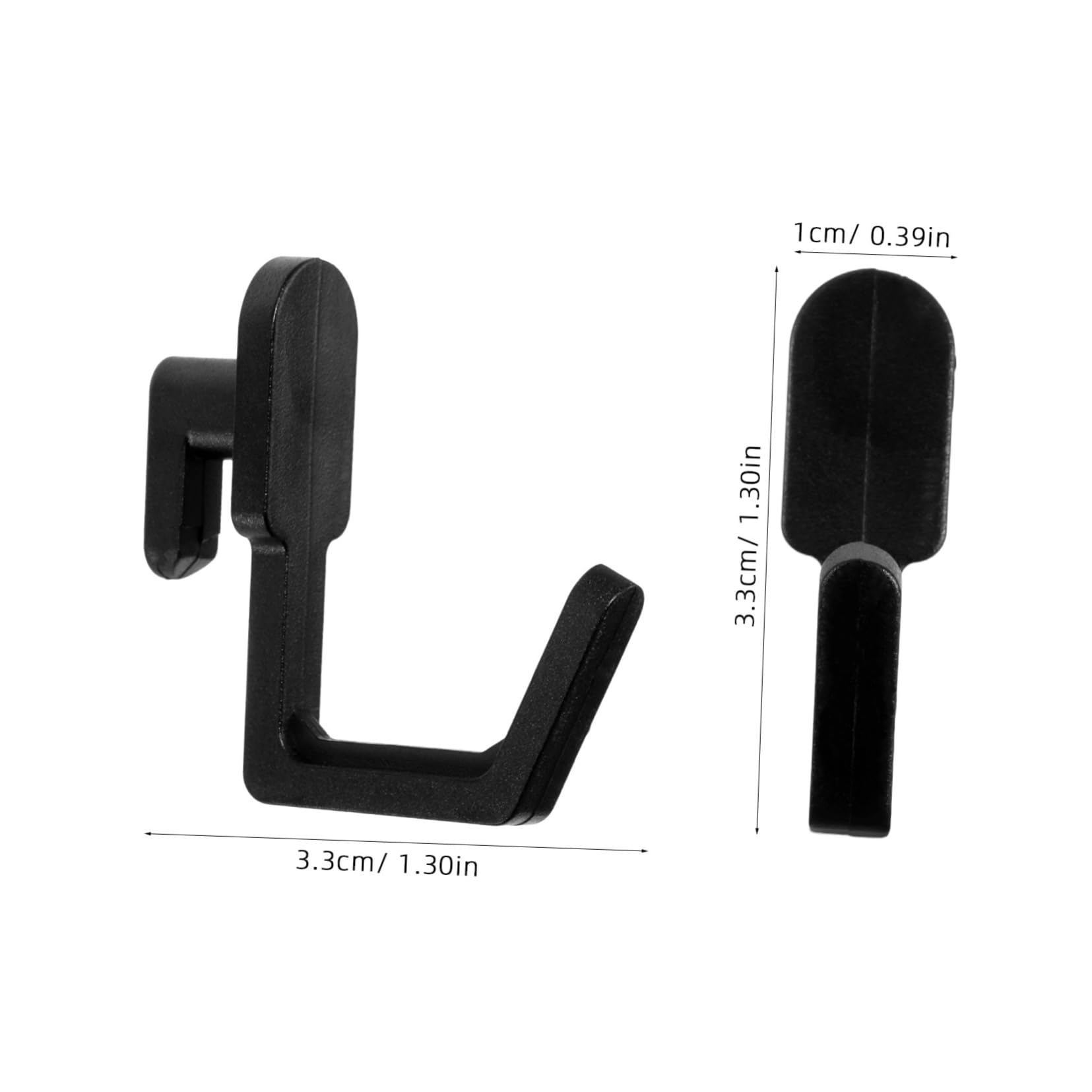 NAMOARLY Utility Hooks for Garage 30pcs Pegboard Hooks J-Shape Tool Storage Plastic Easy to Install