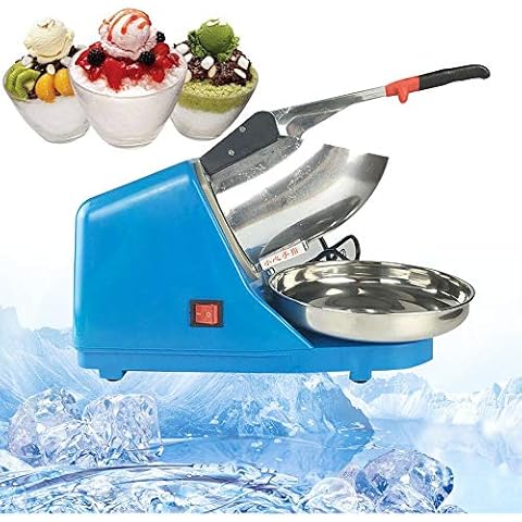 Elektrische Ice Crusher,Lightakai 220V 300W Elektrische Eiszerkleinerer Edelstahl Ice Eiswürfel Crusher 2200Rpm Cover